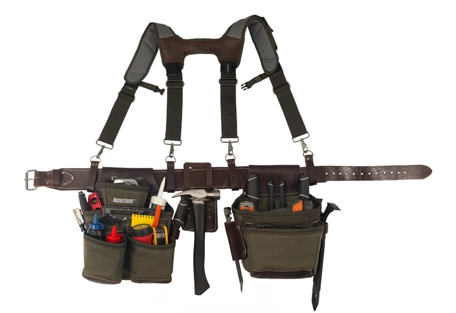 Leather Hybrid Suspension Tool Belt