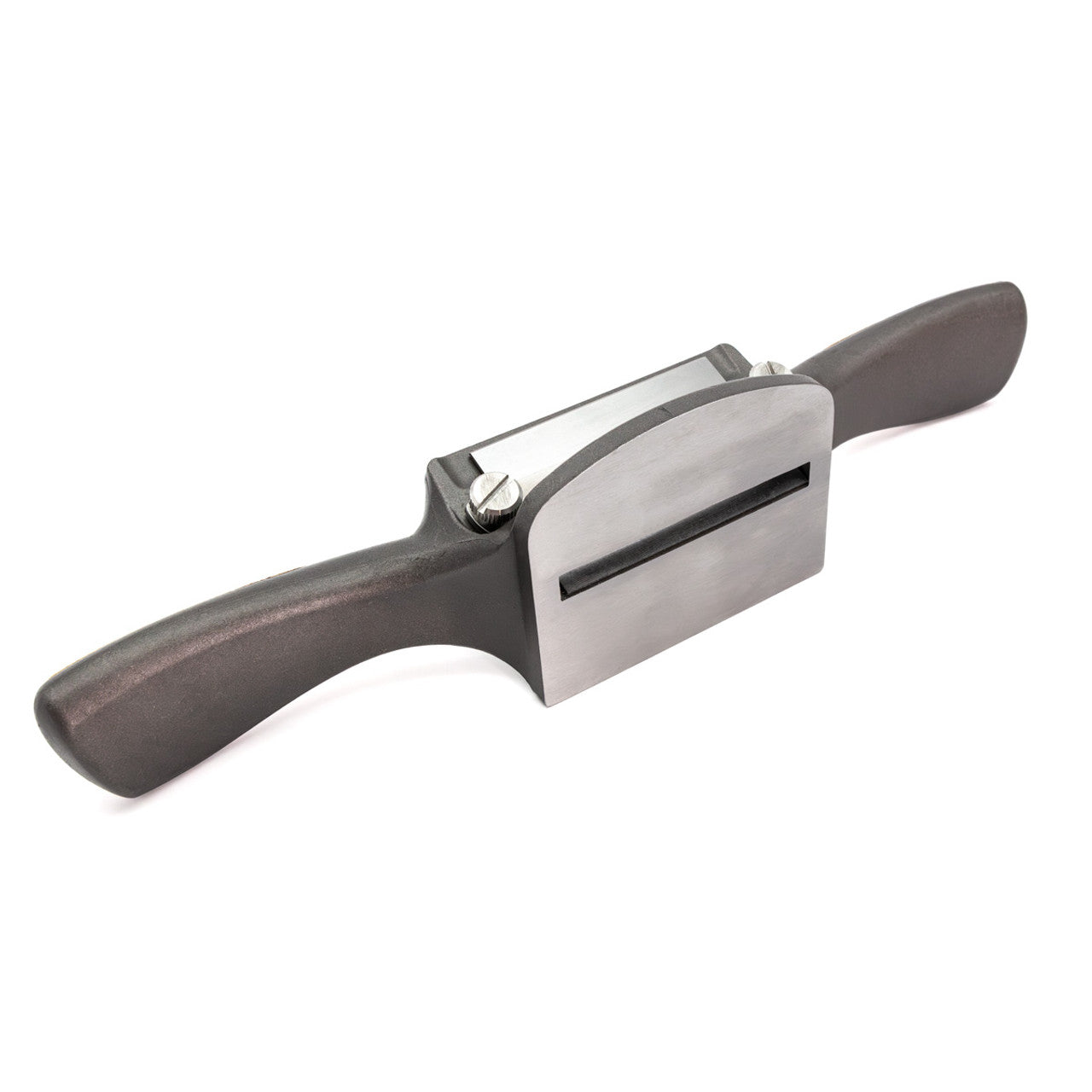 The Melbourne Tool Company Cabinet Scraper, featuring two curved handles and an adjustable blade, is a must-have for fine-tuning your woodworking projects from the renowned lineup of Melbourne Tool Company's woodworking tools.