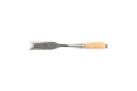 The MHG Messerschmidt Timber Framing Chisel, a professional woodworkers essential from MHG, has a sharp steel blade and wooden handle for superior edge retention and precision cutting and carving.