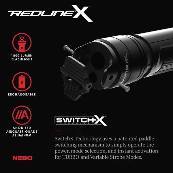 Redline Flashlight Nebo